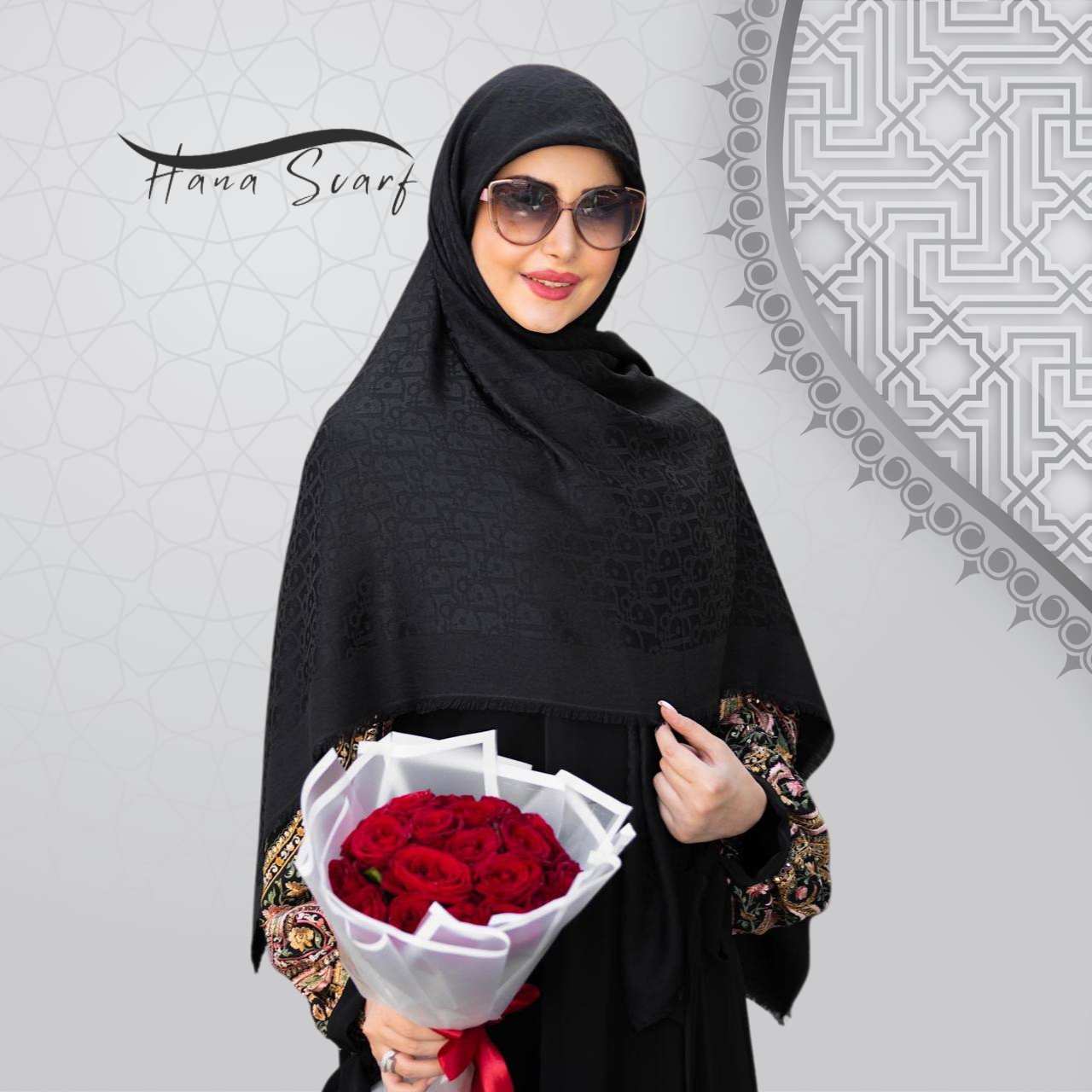 روسری مشکی محرمی راحیل